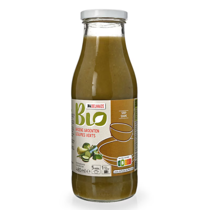 Delhaize Bio Groene Groenetensoep 250gr