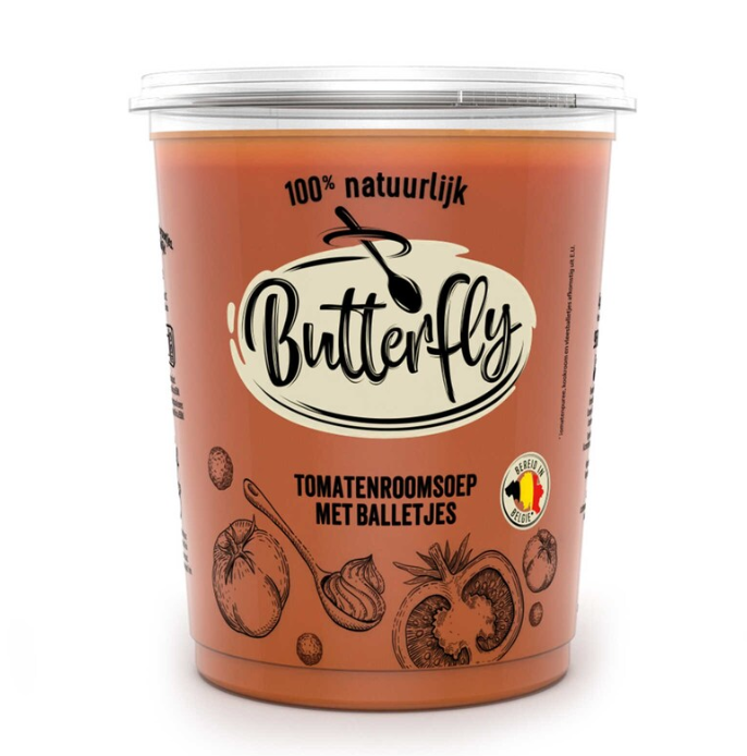 Butterfly Tomatensoep met Balletjes