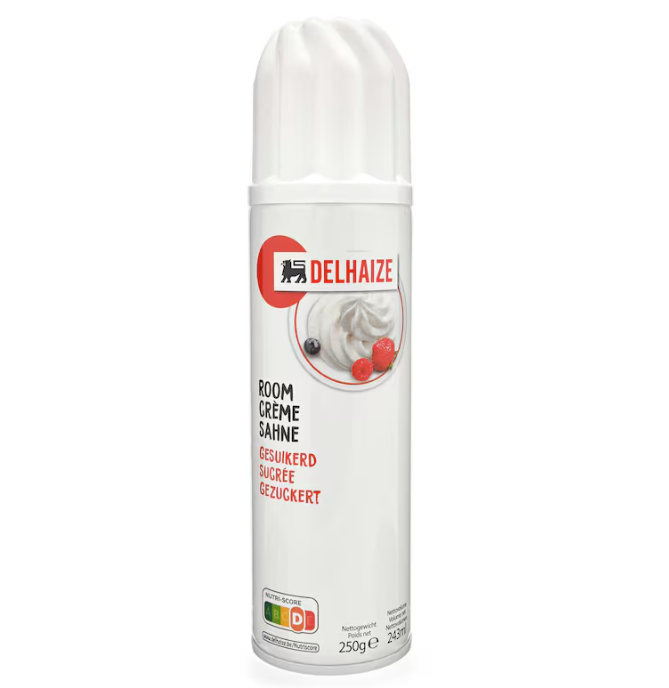 Delhaize Slagroom Gesuikerd
