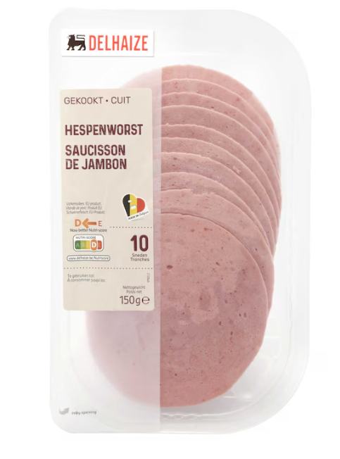 Delhaize Hespenworst in Sneetjes