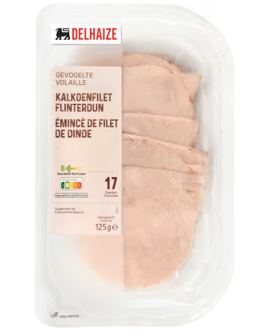 Delhaize Kalkoenfilet Flinterdun
