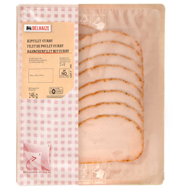 Kipfilet Curry +-150gr