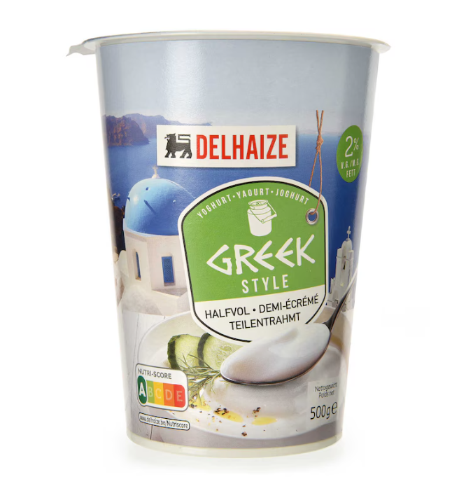 Yoghurt op Griekse wijze Halfvol