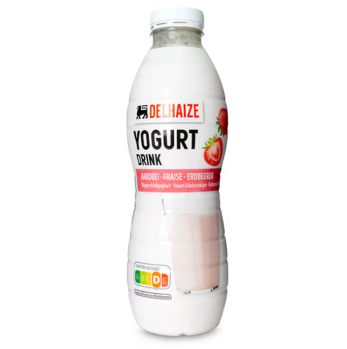 Delhaize Yoghurt Drink Aardbei
