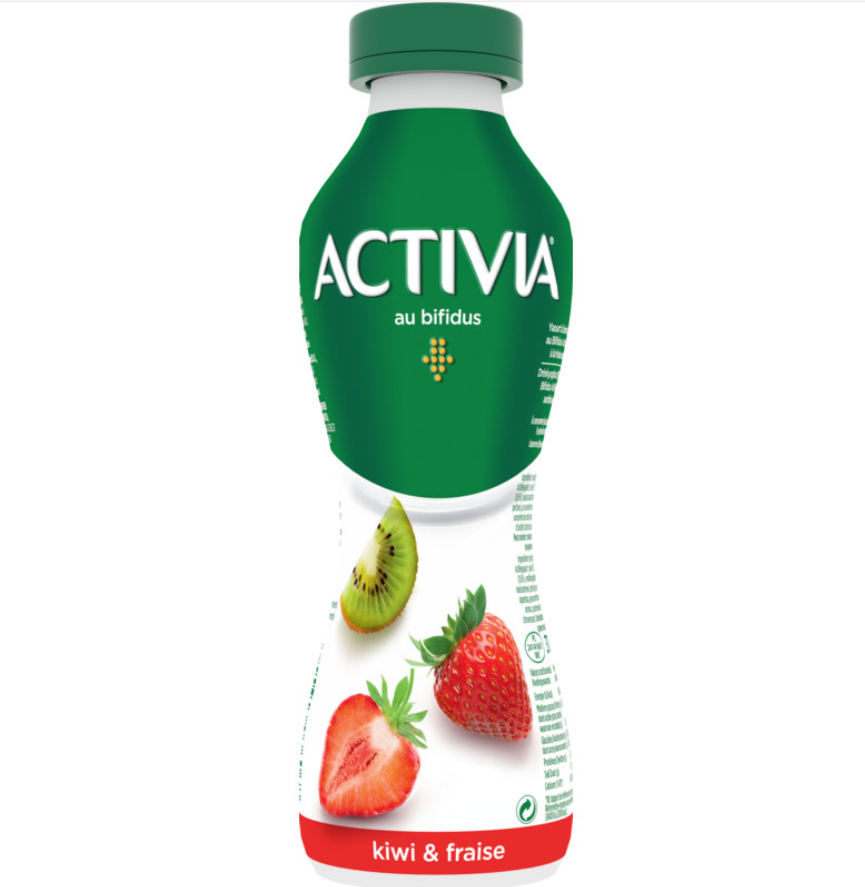 Activia Drinkyoghurt Kiwi en Aardbei