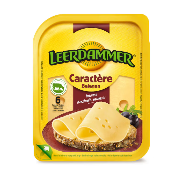 Leerdammer Caractere Belegen 6 Sneden