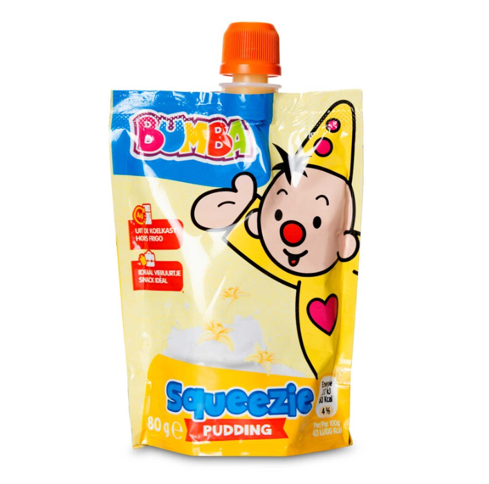 Bumba Squeezie Pudding Vanille