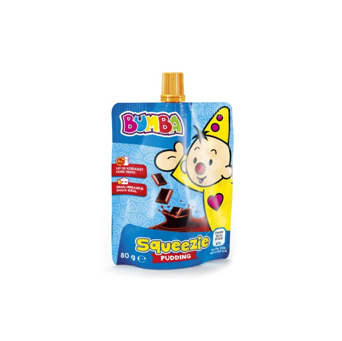 Bumba Squeezie Pudding Chocolade Hazelnoot