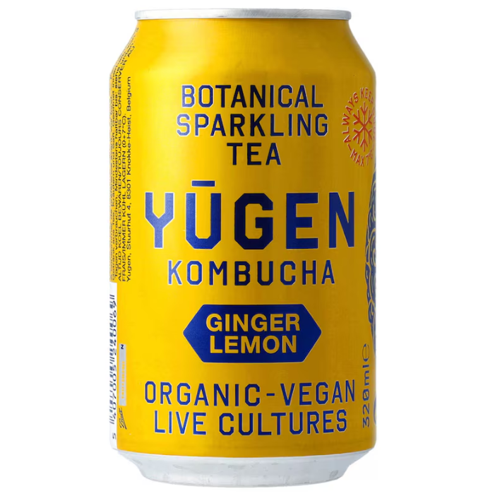 Yugen Kombucha Ginger Lemon