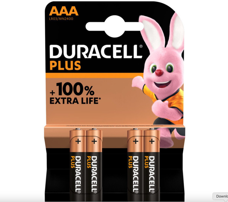 Duracell Plus AAA LR02/MN2400 4ST