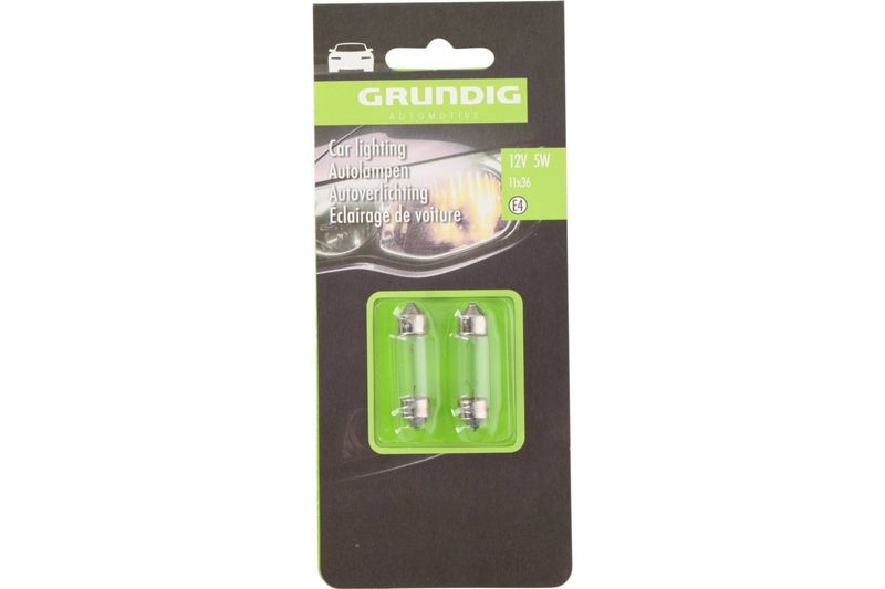 Grundig Autolampen 12V 5W 11X38 E4