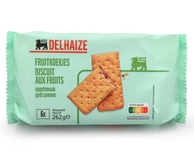 Delhaize Fruitkoekjes Appelsmaak