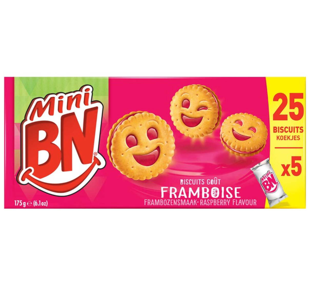 Mini BN Framboos Koekjes