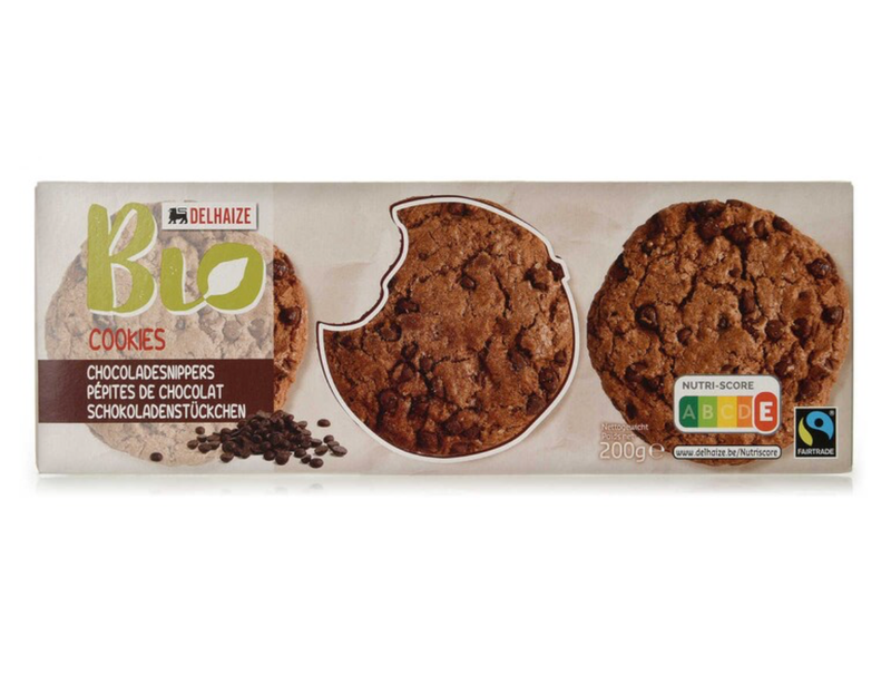 Delhaize Bio Chocolade Koekjes