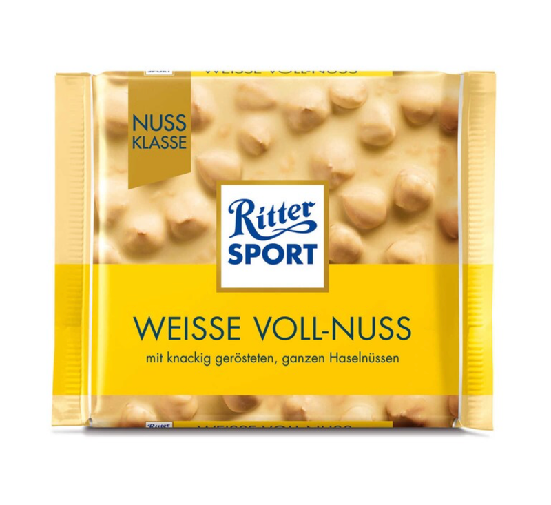 Ritter Sport Witte Chocolade met Hazelnoten