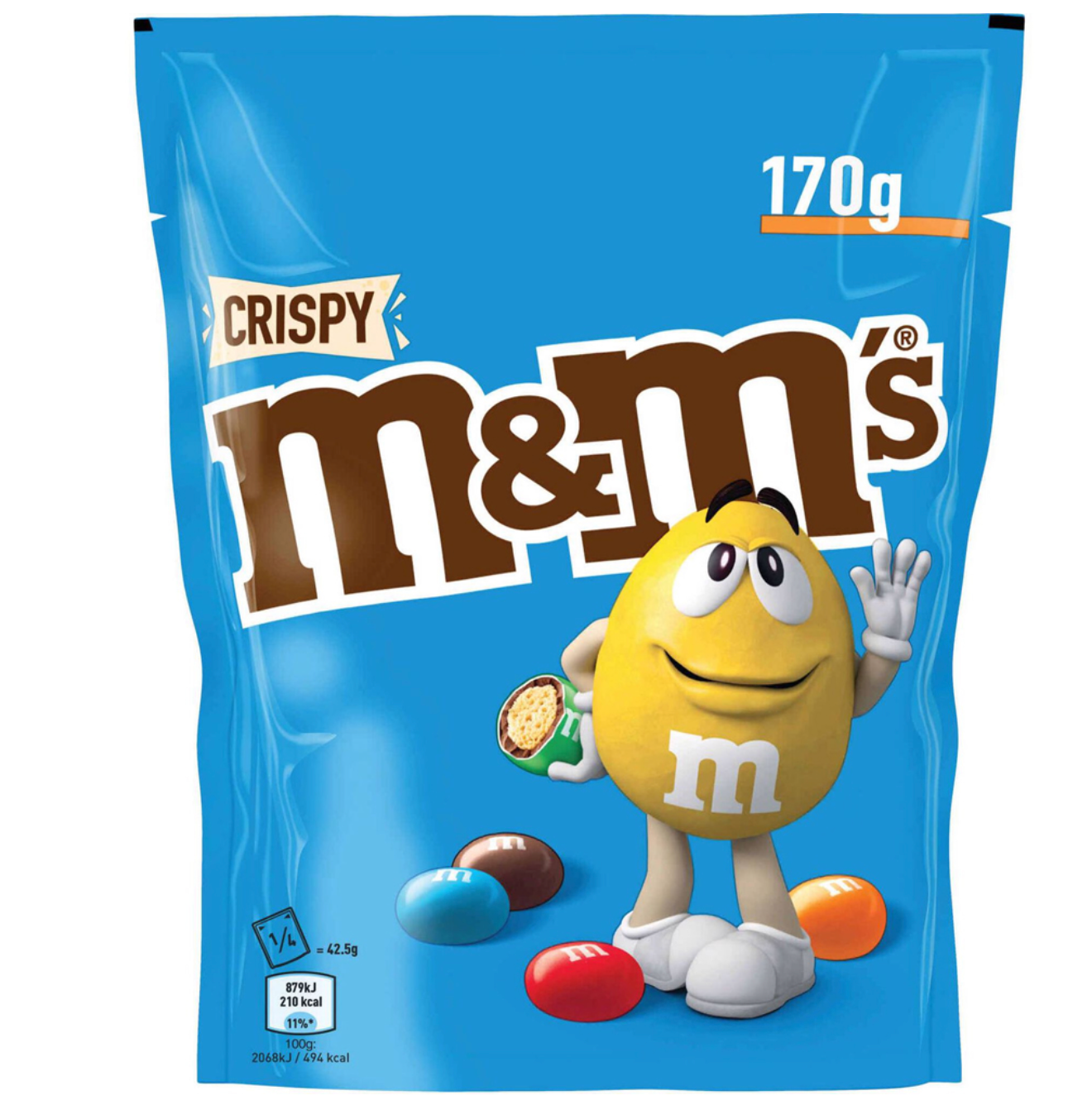 M&amp;M&#39;s Crispy 170gr