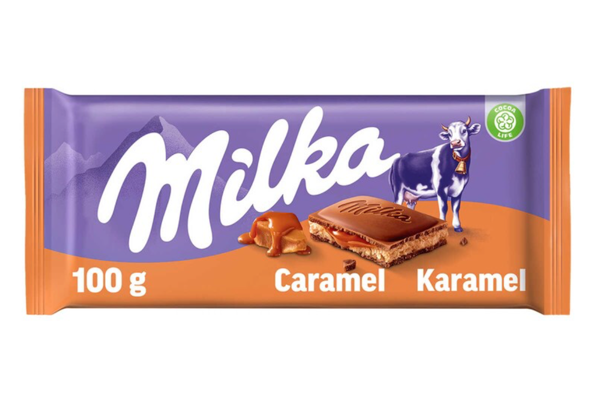Milka Caramel Melkchocolade