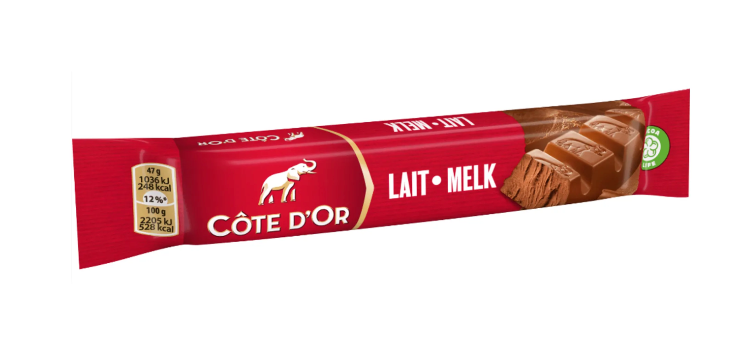 CÔTE D&#39;OR Melkchocolade Reep