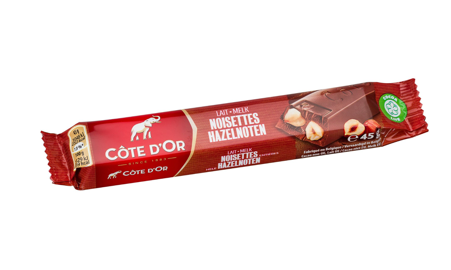 CÔTE D&#39;OR Hazelnoot Reep