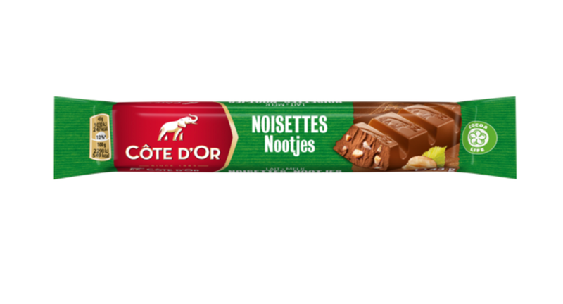 CÔTE D&#39;OR Nootjes Melkchocolade Reep