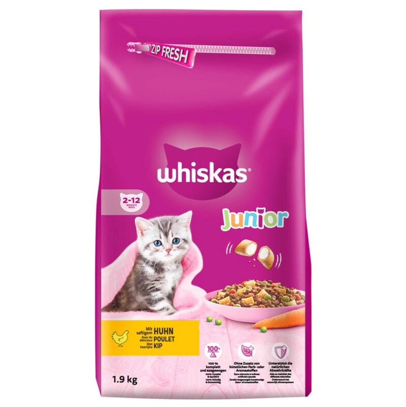 Whiskas Junior Droge Kattenvoeding 1.9kg