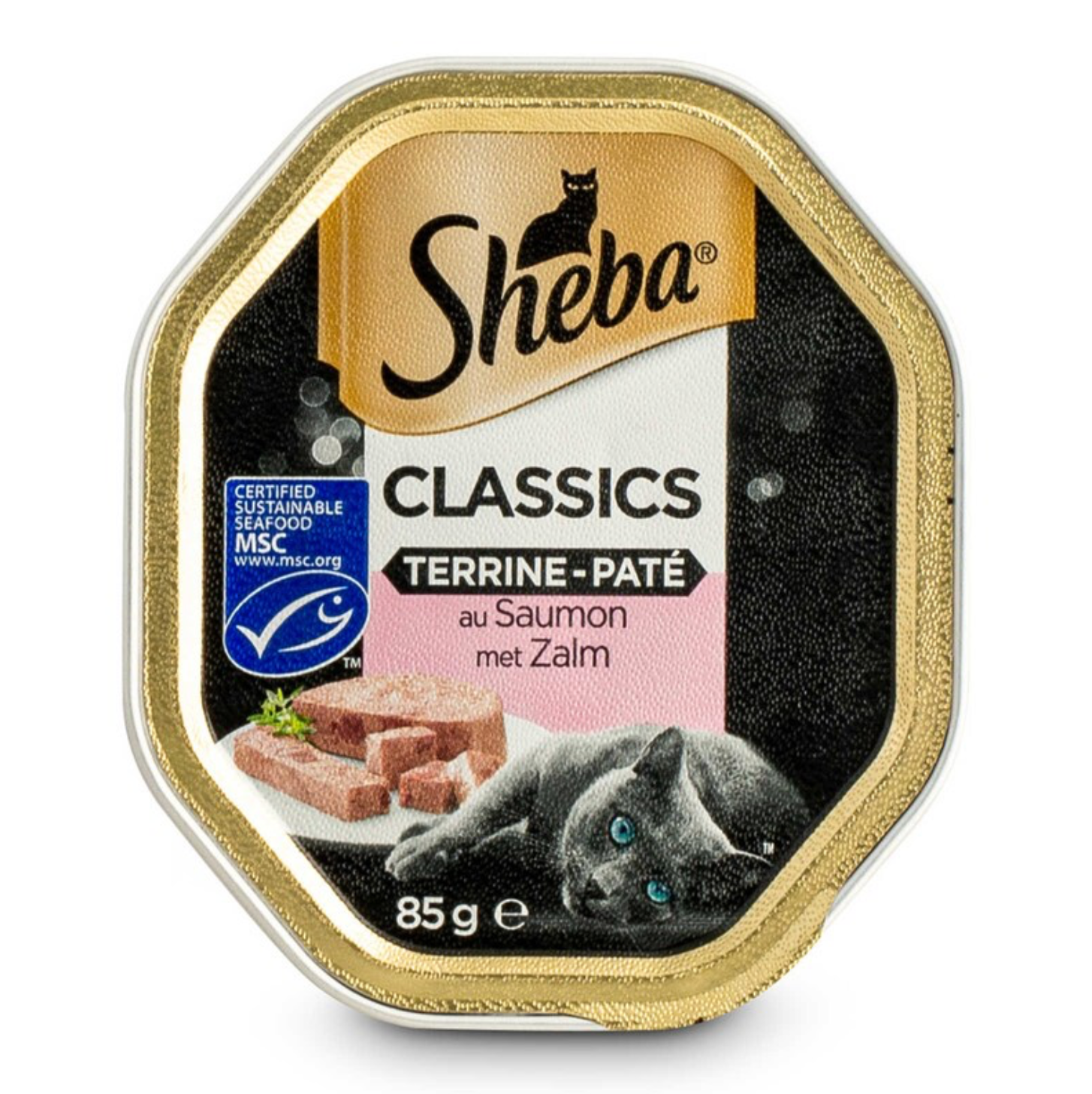 Sheba Zalm Terrine Kattenvoeding