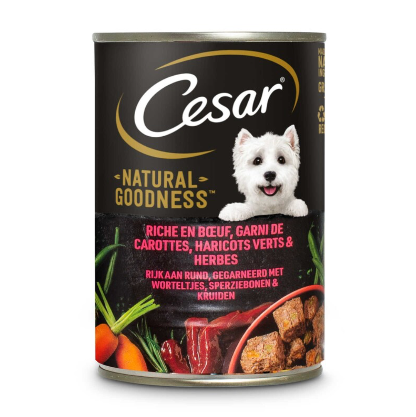 Cesar Rund &amp; Groenten Hondenvoeding 400gr