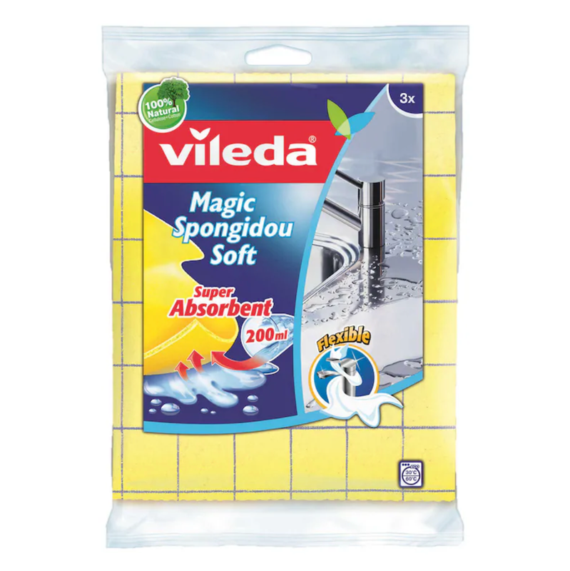 Vileda Spongidou Reinigingsdoeken 3st