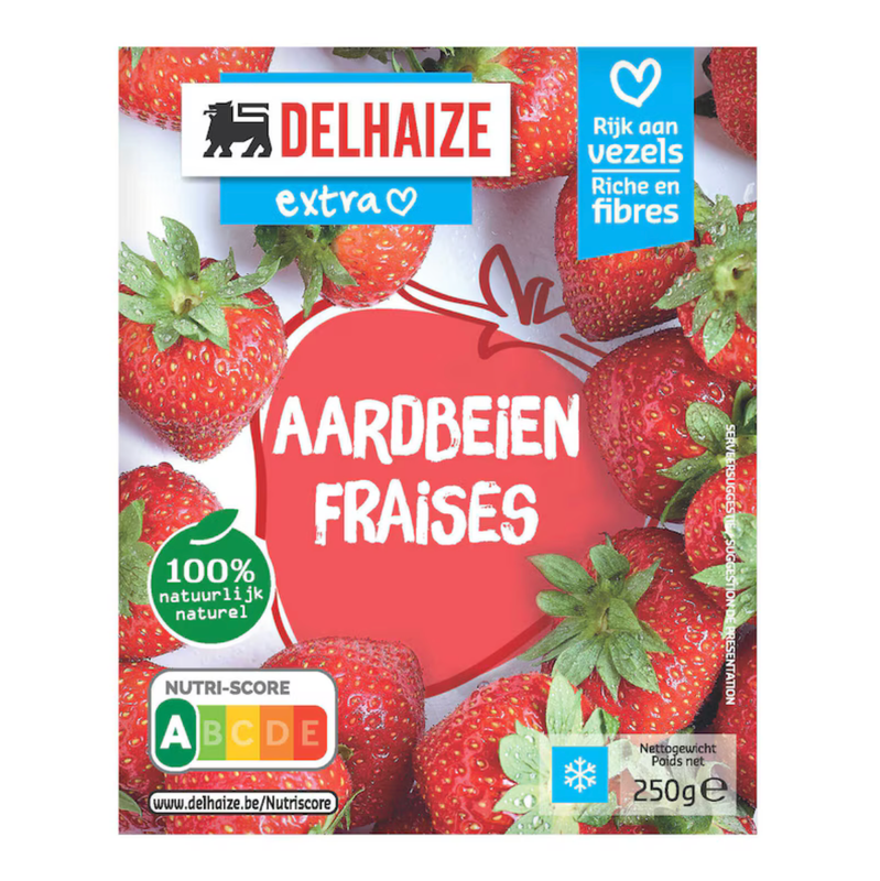 Delhaize Aardbeien 250gr