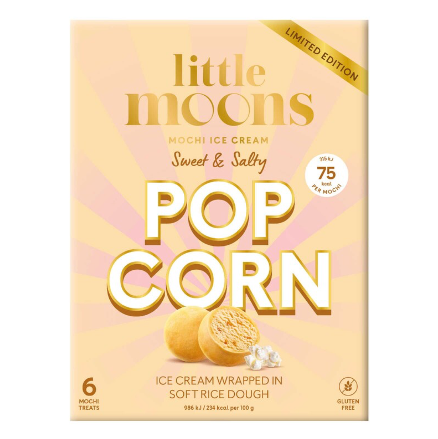 Little Moons Popcorn Mochis 6st