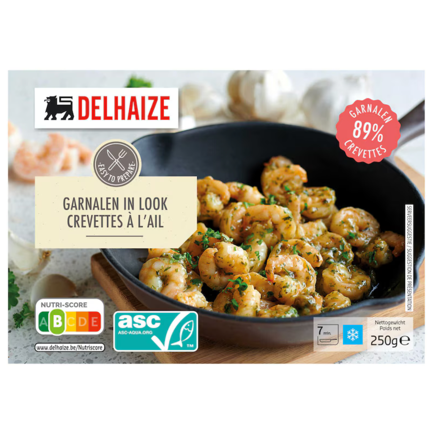 Delhaize Garnalen in Look