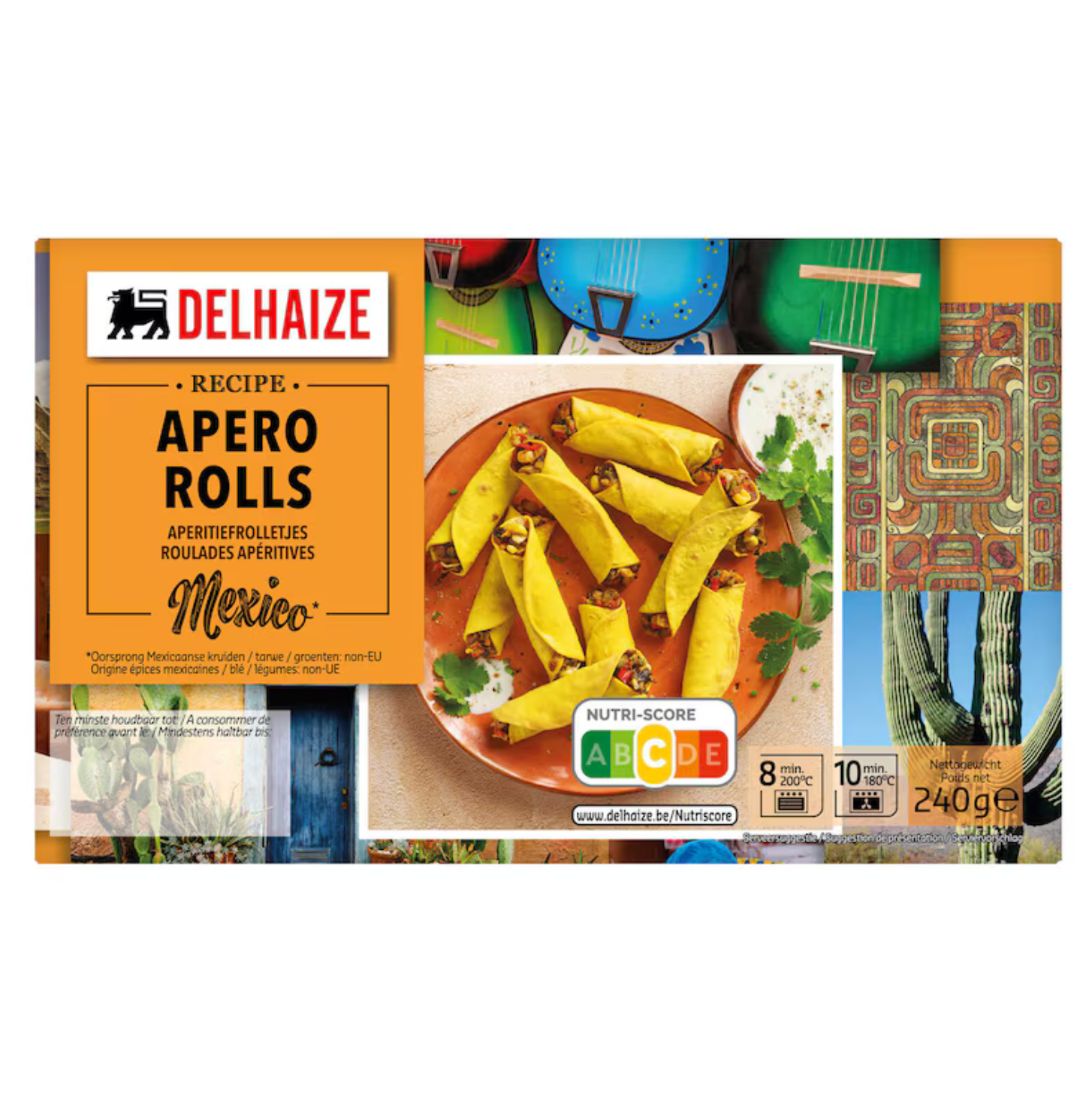 Delhaize Mexicaanse Apero Rolls
