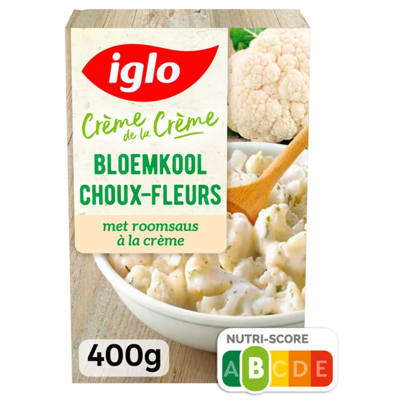 Iglo Bloemkool in Roomsaus