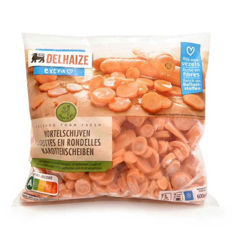 Delhaize Wortelschijven 600gr