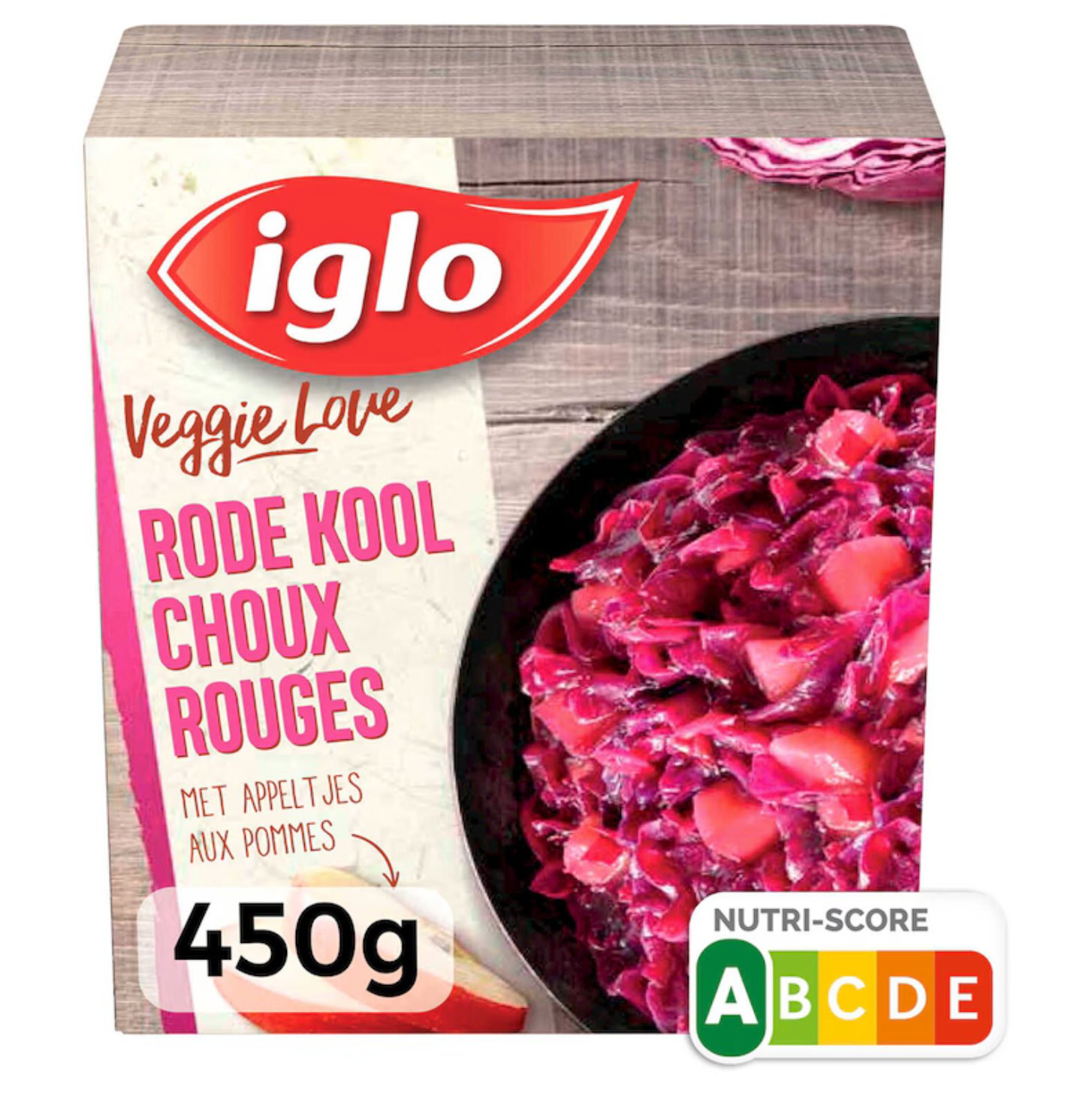 Iglo Rode Kool met Appel