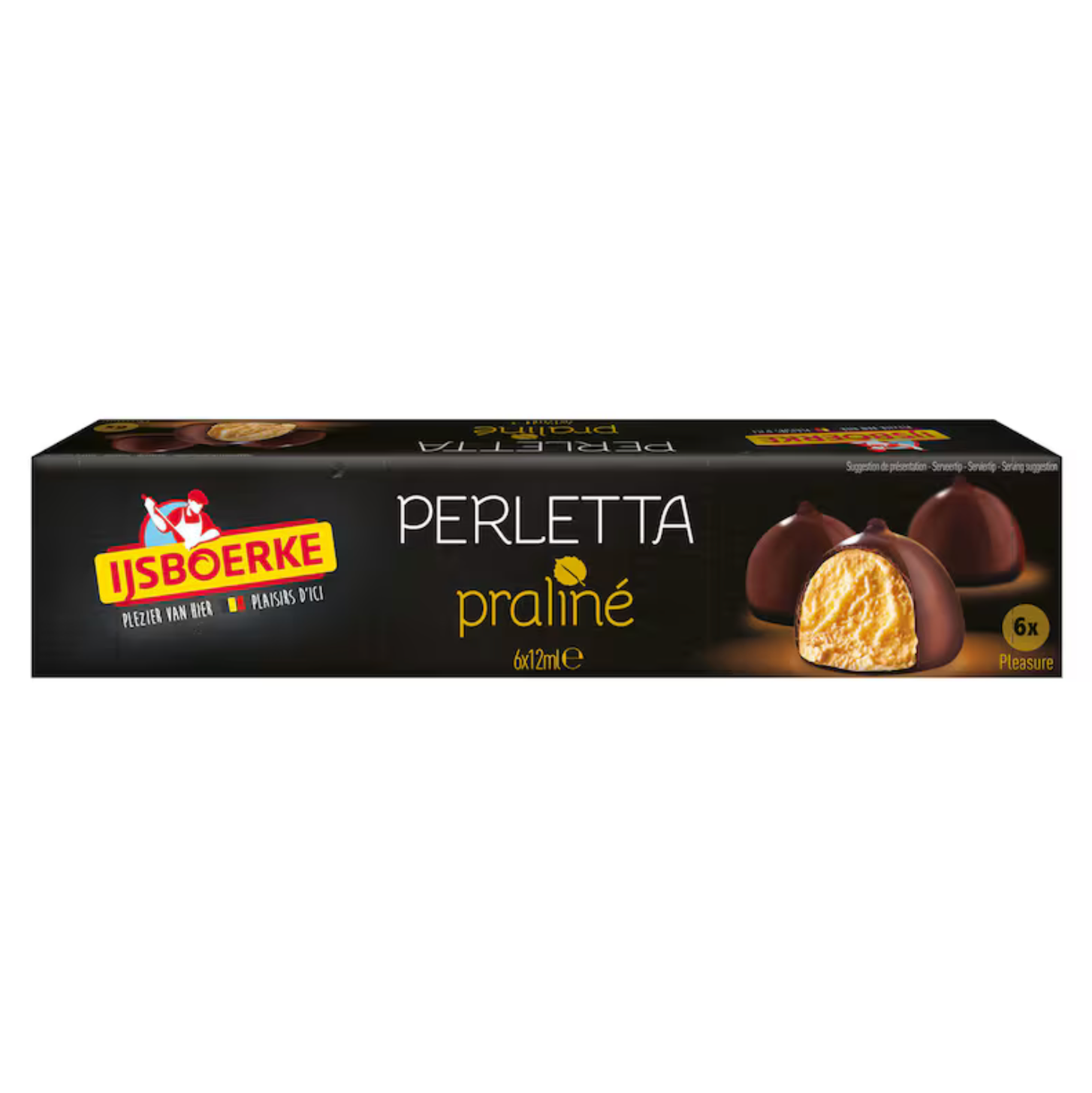 Ijsboerke Perletta Praliné 6st
