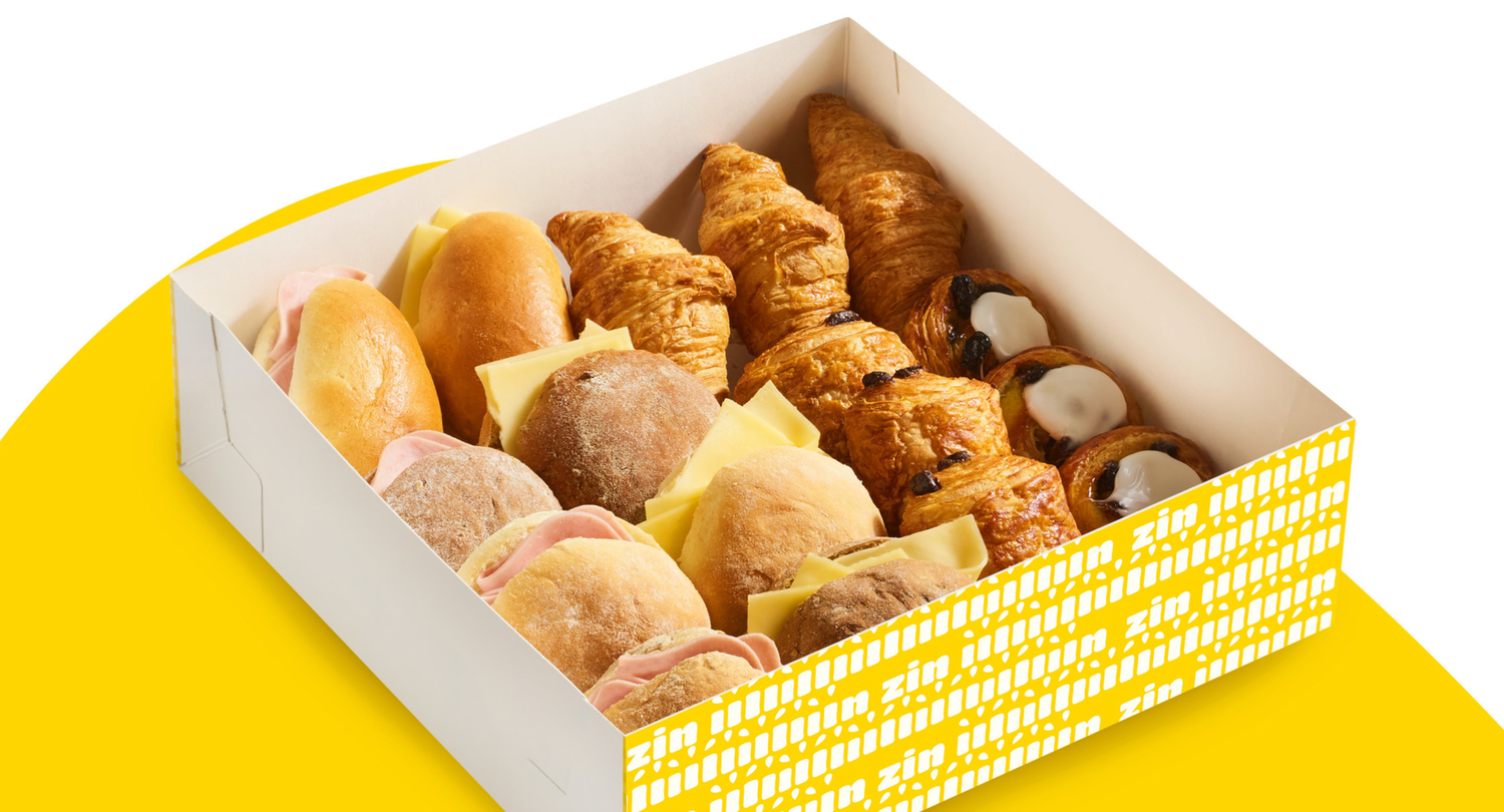 Ontbijt Sandwich en Koeken Box 3-4 Personen