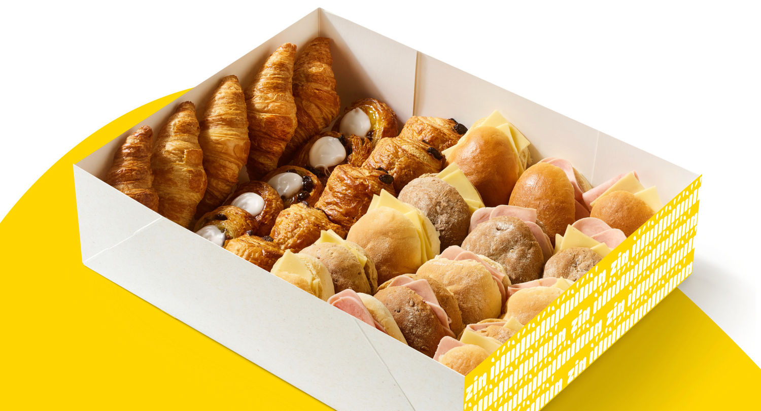 Ontbijt Sandwich en Koeken Box 5-6 Personen