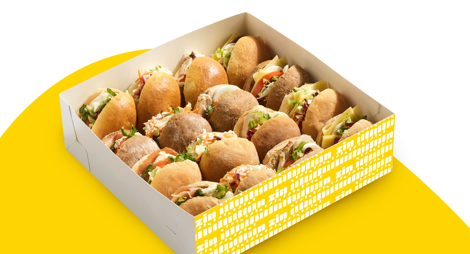 Mini-Broodjes Box 1 voor 3-4 Personen