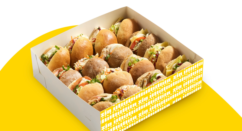 Mini-Broodjes Box 1 voor 3-4 Personen