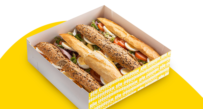 Belegde Broodjes Classic Box voor 3-4 Personen