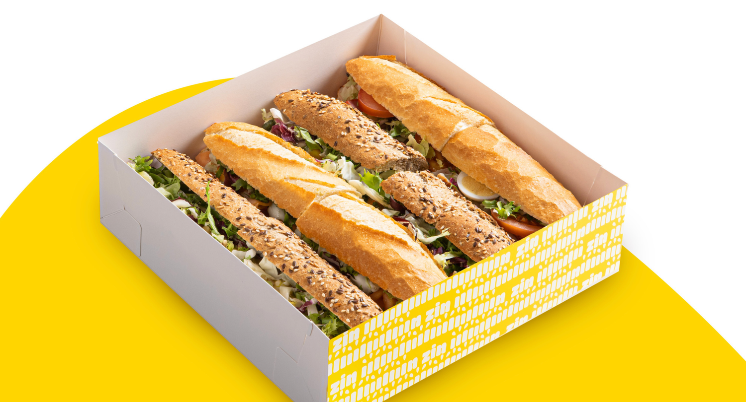 Belegde Broodjes Deluxe Box voor 3-4 Personen
