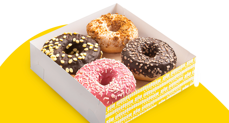 Donut Box - 6 Stuks
