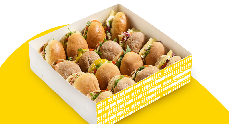 Veggie Mini-Broodjes Box voor 3-4 Personen