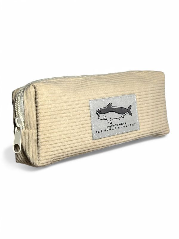 Estuche Little shark Beige