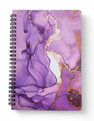 Libreta Purple Mármol A5