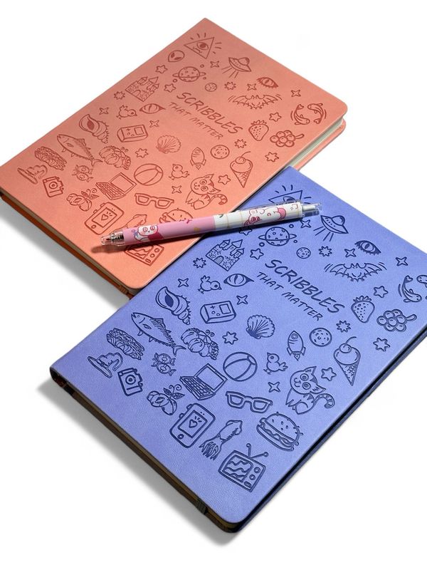 Agenda Scribbles Azul A5