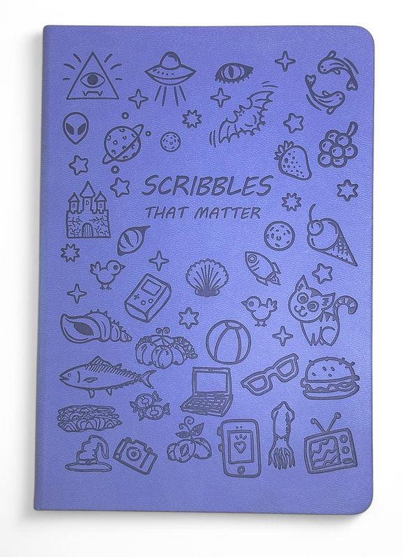 Agenda Scribbles Azul A5