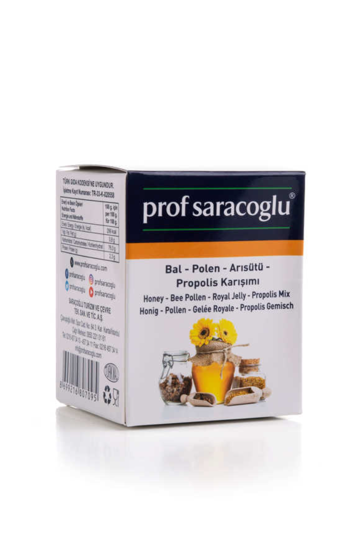 Honey-Bee Pollen-Royal Jelly-Propolis Mix