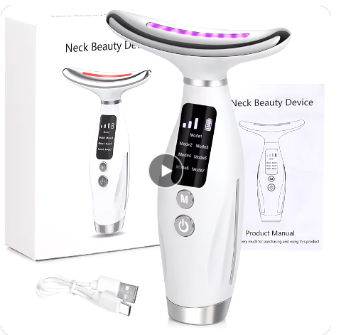 neck face beauty device vibration massage for face and neck personal care skindion home use beauty device face lifting machine